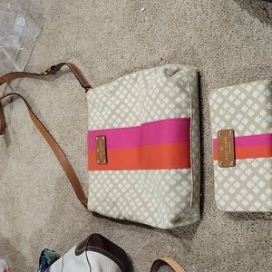 Kate Spade crossbody purse with matching wallet